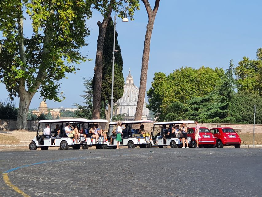Rome: City Tour by Golf Cart with Gelato - Trastevere by golf cart