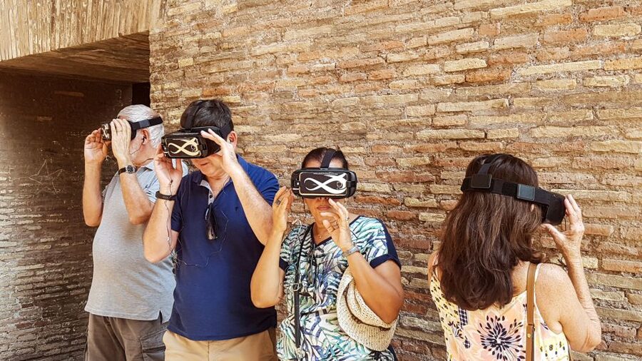 Rome: Colosseum Access and Self-Guided Virtual Reality Tour - The arena floor and the spectacle below