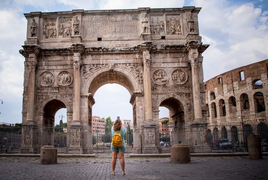 Rome: Colosseum Arena Access and Ancient Rome Guided Tour - Palatine Hill comes first on some departures