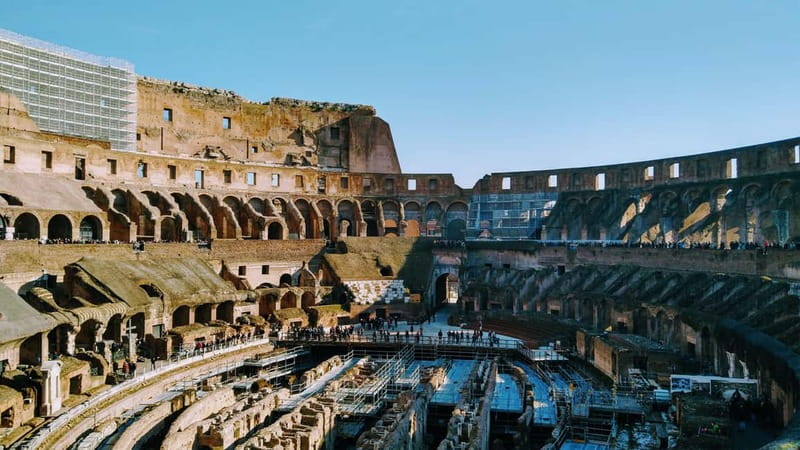 Rome: Colosseum Arena Guided Tour, Forum & Palatine Option - Entering the Colosseum Arena Floor