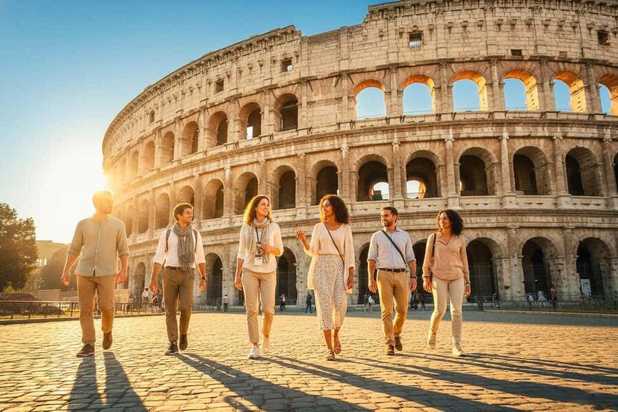 Rome: Colosseum Arena Twilight Tour & Imperial Forum Visit - How much walking and effort to expect