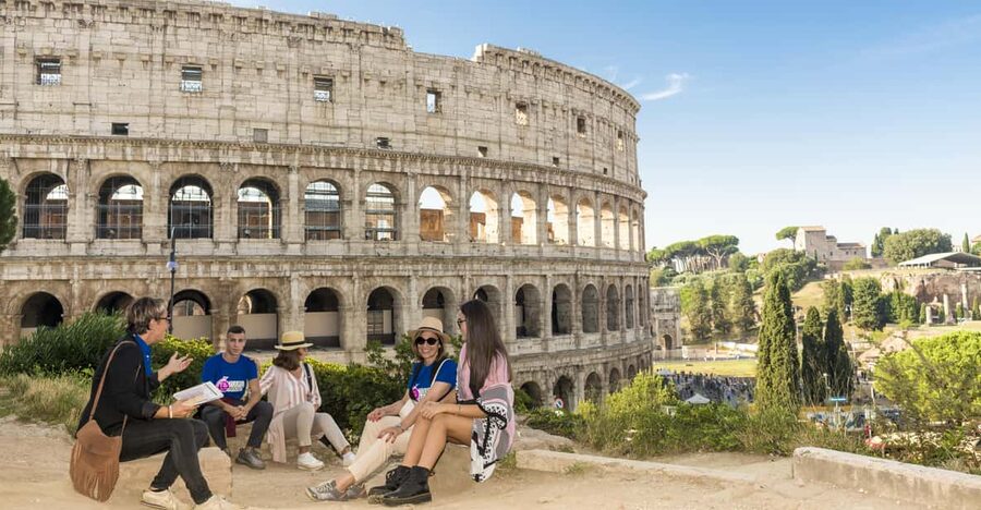 Rome: Colosseum Experience with Host and Audio Guide - Meeting the host near Via delle Terme di Tito 93