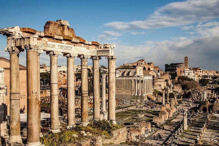 Rome: Colosseum & Forum Small Group Tour with Palatine Hill - The Palatine Hill view over ancient Rome