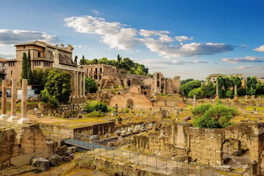 Rome: Colosseum, Palatine Hill, and Forum Guided Experience - Entering the Colosseum and understanding the arena