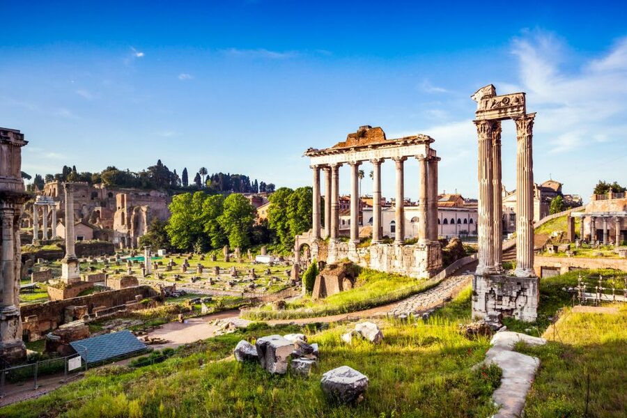 Rome: Colosseum, Roman Forum, Palatine with Multimedia Video - Palatine Hill and views over Rome’s ancient center