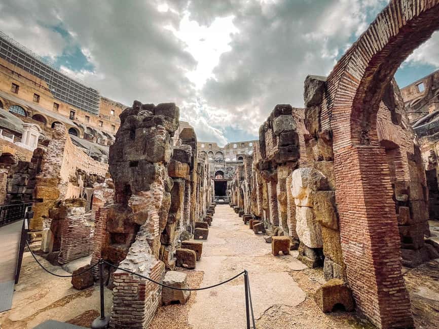 Rome: Colosseum Underground and Arena Tour - Entering the Colosseum’s restricted Hypogeum