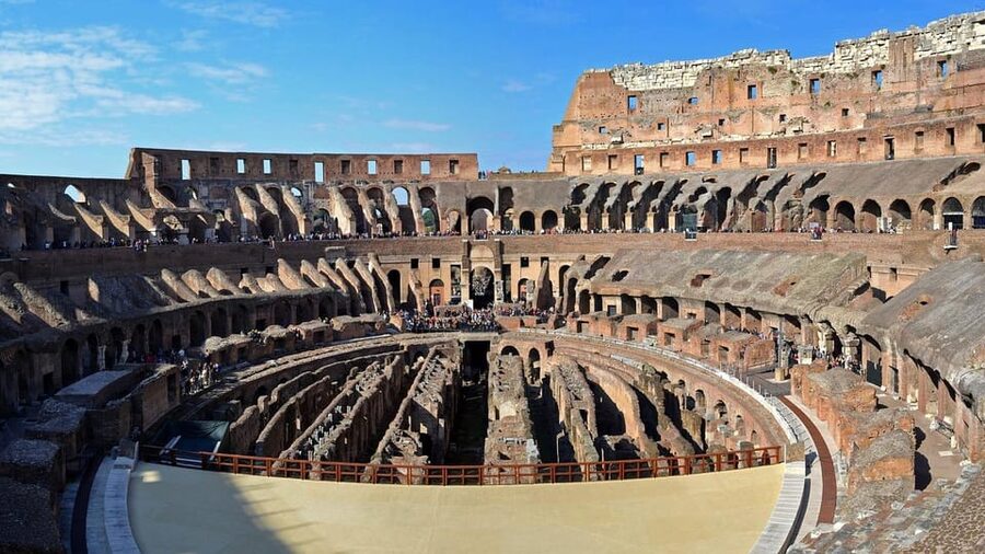 Rome: Colosseum with Access to Arena Floor and Ancient Rome - The Colosseum’s first level and upper views