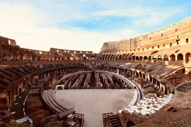 Rome: Colosseum with Arena, Roman Forum and Palatine Guided Tour - Entering the Colosseum Through the Arena
