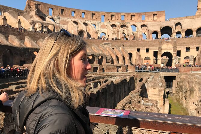 Rome: Colosseum with Arena, Roman Forum and Palatine Guided Tour - Walking Through the Roman Forum