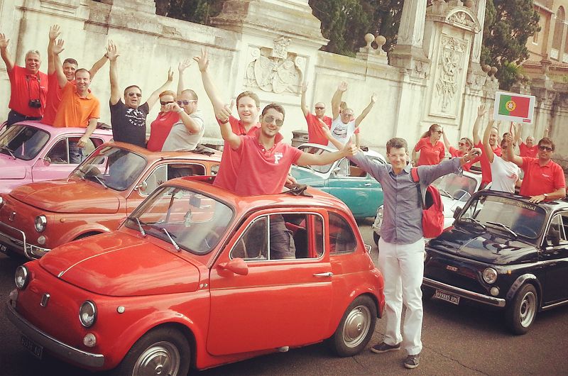 Rome Driving Tour By Vintage Fiat 500 - The Colosseum, Arch of Constantine, and Circus Maximus