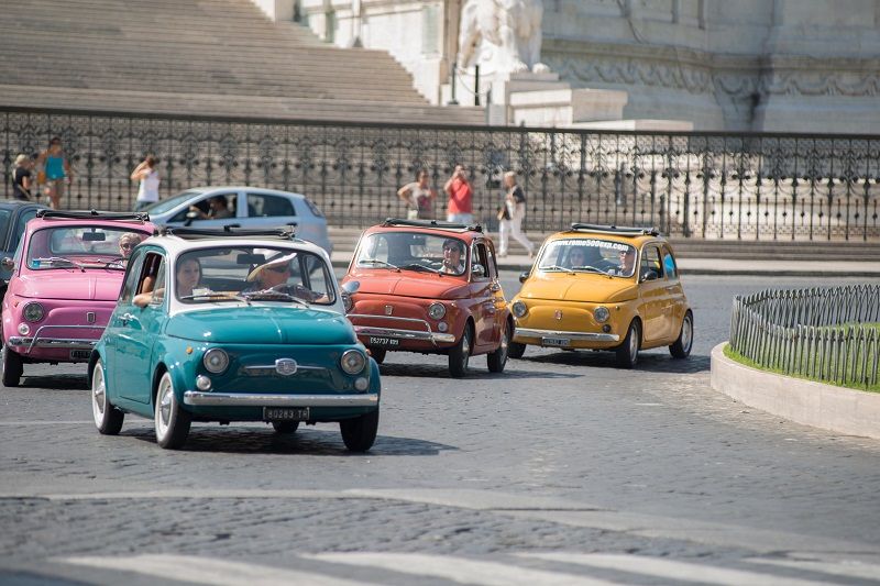 Rome Driving Tour By Vintage Fiat 500 - Trastevere and Rome’s tightest streets