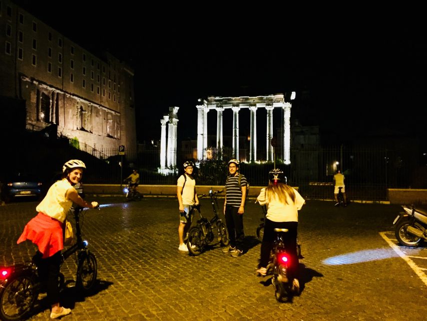 Rome: E-Bike Night Tour with Food and Wine Tasting - Campo de’ Fiori and the food and wine break
