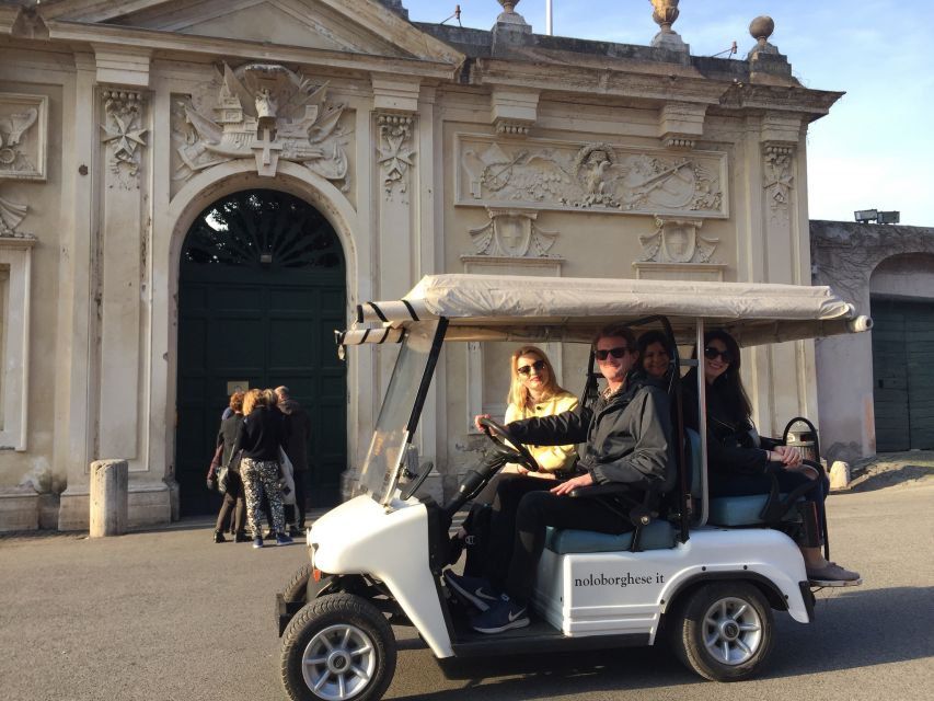Rome: Evening Golf Cart Tour with Aperitivo - The guides make or break the evening