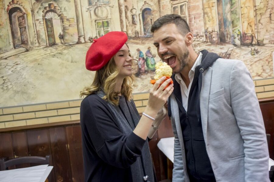 Rome: Food Tour and Wine Tasting in a Traditional Trattoria - Ham, cheese, and the Italian pantry