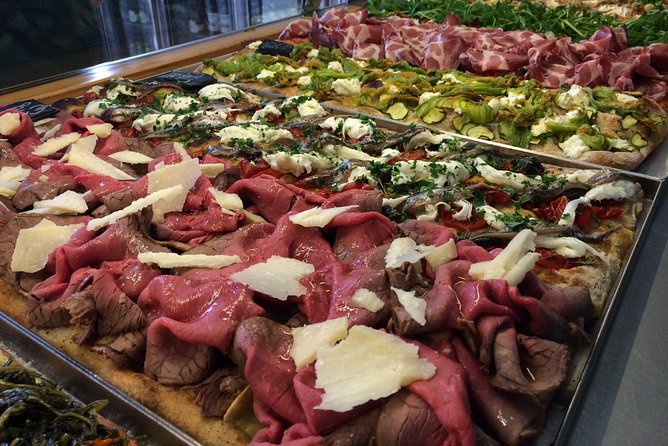 Rome Food Tour: Unlimited Tastings with Fine Wine & Barolo - Bonci Pizzarium turns pizza into a tasting course