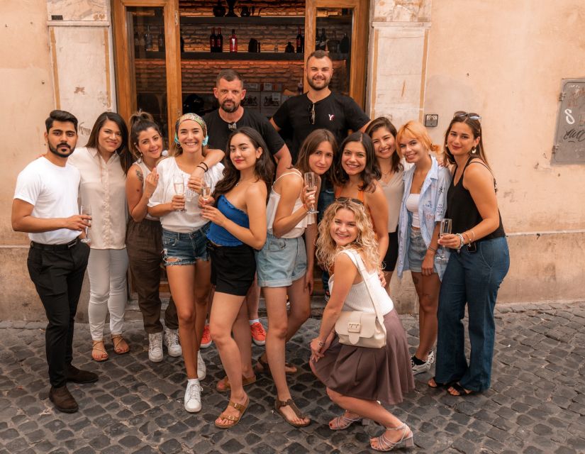 Rome: Forbidden History Walking Tour & Pub Crawl with Drinks - From strangers to a shared night out