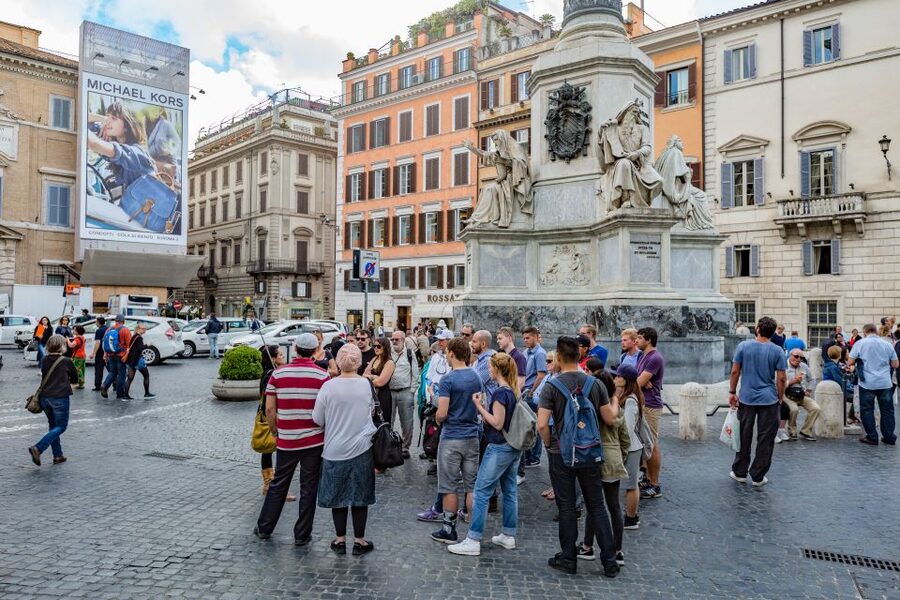 Rome: Fountains and Squares Small-Group Walking Tour - Sant’Ignazio’s remarkable painted dome