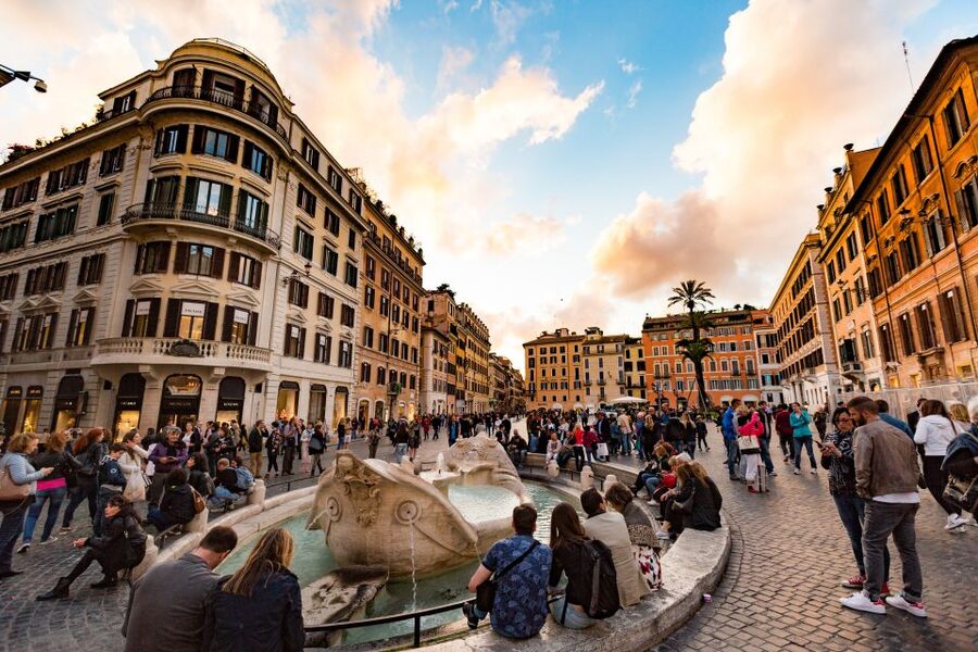 Rome: Fountains and Squares Small-Group Walking Tour - Bernini’s boat at Piazza di Spagna