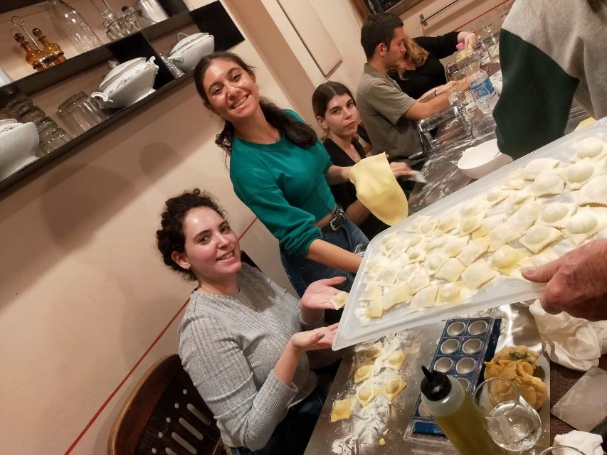 Rome: Fresh Pasta and Tiramisu Making Class with Fine Wine - Making one dough for two pastas