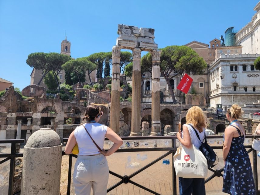 Rome: Full-Day Colosseum, Vatican Museums & City Center Tour - Entering the Colosseum with a guide