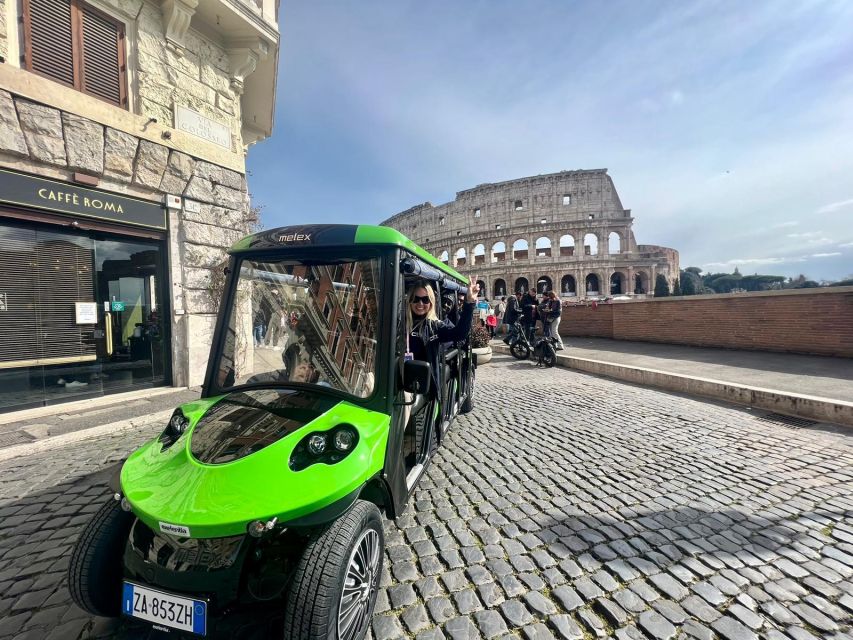 Rome: Golf Cart Tour with Artisanal Gelato Tasting - Key Things to Know Before Booking