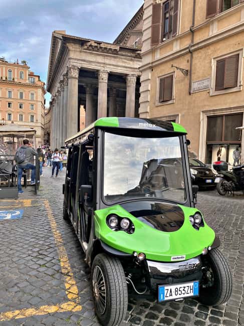 Rome: Golf Cart Tour with Artisanal Gelato Tasting - Theatre of Marcellus and Piazza Venezia