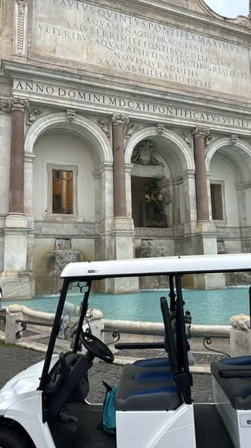 Rome: Highlights Golf Cart Tour with Pizza Snack & Gelato - Key points to know before booking