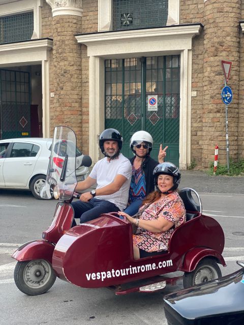 Rome: Highlights Vespa Sidecar Tour with Coffee and Gelato - Aventine Hill and the Orange Tree Garden