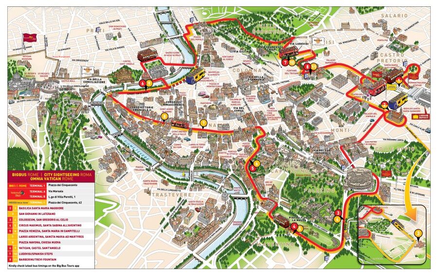 Rome: Hop-On Hop-Off Bus and Optional Cruise Port Transfer - Colosseum, Roman Forum, and Circus Maximus