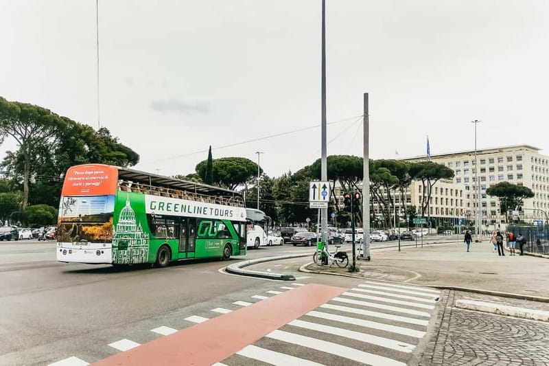 Rome:Hop-On Hop-Off Panoramic Open Bus Ticket 3 Circuits x 1 - Colosseum, Forum, and the Ancient Center