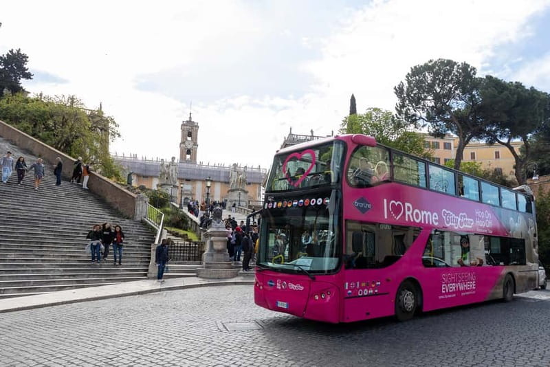 Rome: Hop-on Hop-off Sightseeing Bus Tour with Audioguide - Stop 4 at Circus Maximus and the Mouth of Truth