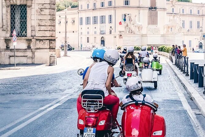 Rome Morning Vespa Sidecar Tour in Rome with Cappuccino - Santa Maria Maggiore and the full morning route