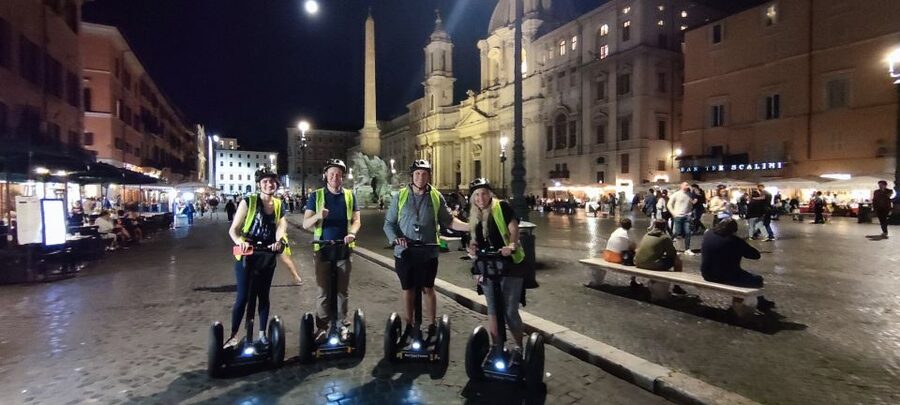 Rome: Night Segway Tour - Meeting at Via dei Delfini