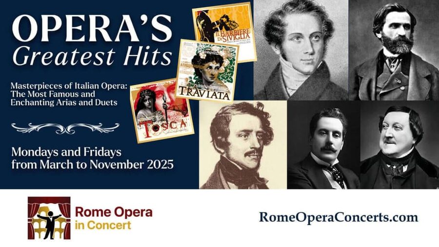 Rome: "Opera's Greatest Hits" Opera Concert with Aperitif - A short program built around opera’s greatest hits
