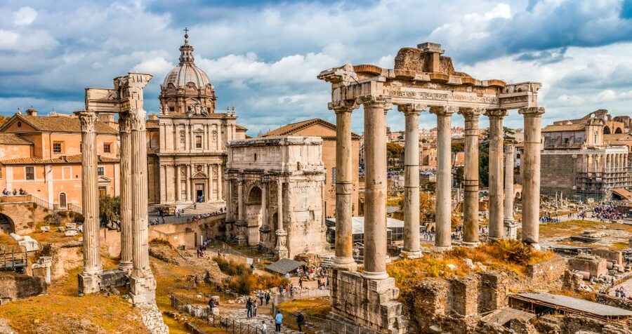 Rome:Palatine Hill Roman Forum Experience & Multimedia Video - Start at Piazza d’Aracoeli, not the Forum