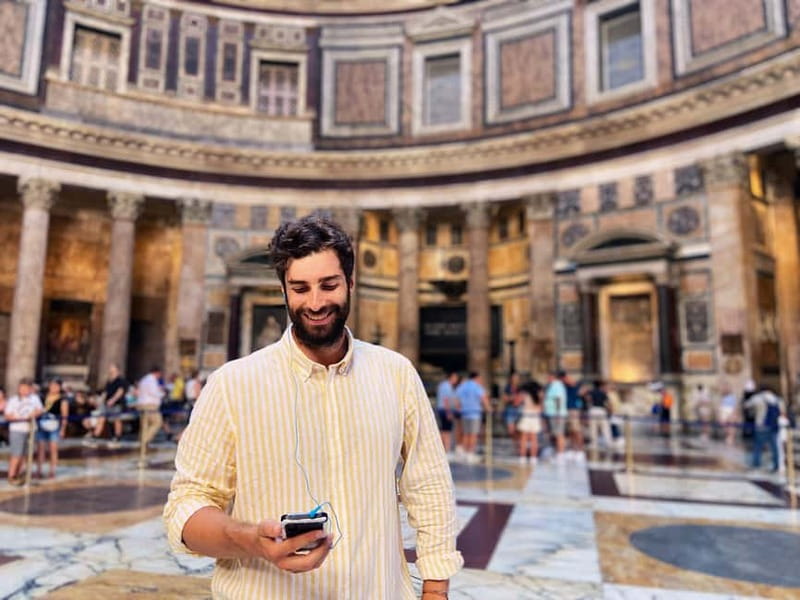 Rome: Pantheon Priority Entry Ticket & Audio Guide App - Arriving at Piazza della Rotonda
