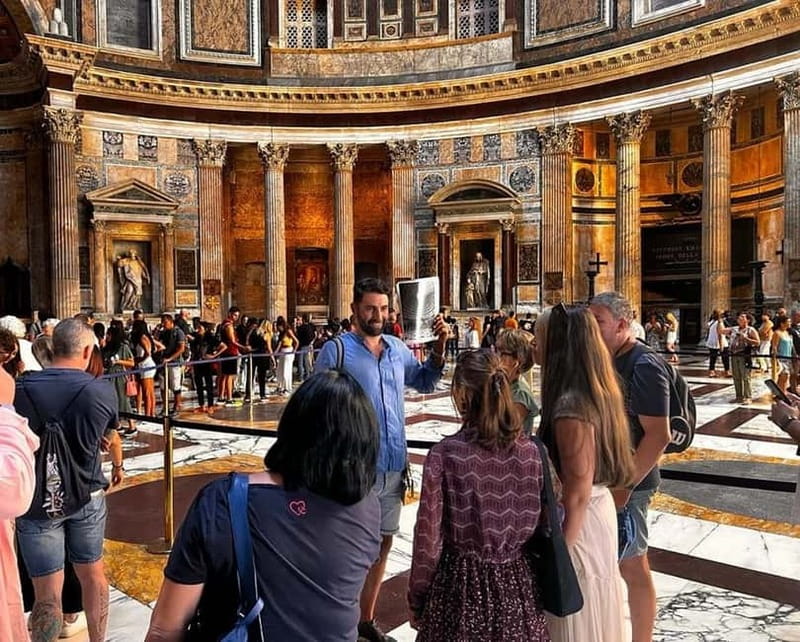 Rome: Pantheon Small-Group Guided Tour with Entry Ticket - Approaching the colossal dome