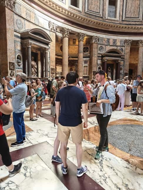 Rome: Pantheon Small-Group Guided Tour with Entry Ticket - Inside the Pantheon, where the ceiling steals the show