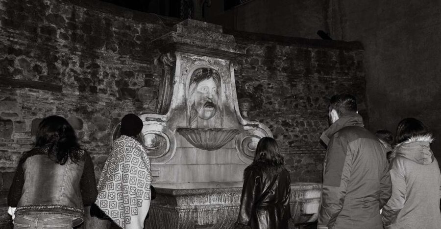 Rome: Paranormal Night Walking Tour & Secret Backstreets - Piazza Farnese and the city behind the grand facades