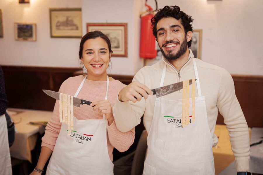 Rome: Pasta and Tiramisu Cooking Class in Piazza Navona - Making tiramisu, then letting it chill