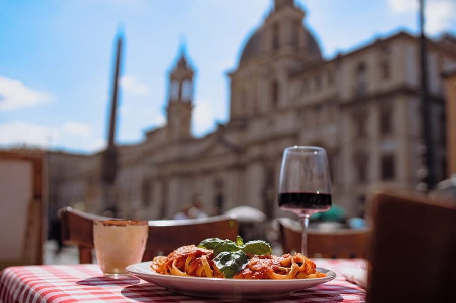Rome: Pasta and Tiramisu Cooking Class in Piazza Navona - Bruschetta, wine, and a proper restaurant meal