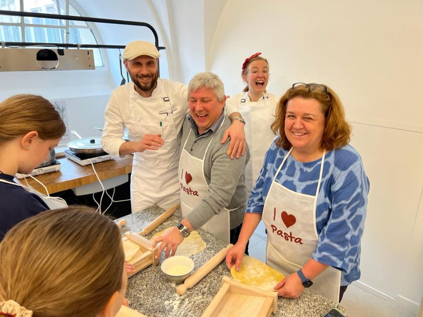 Rome: Pasta Making Class with Wine, Limoncello, and Dessert - Organic Tuscan wine, dessert, and limoncello