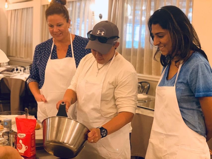 Rome: Pasta & Tiramisu Class with Free Flowing Fine Wine - What the $46 price really includes