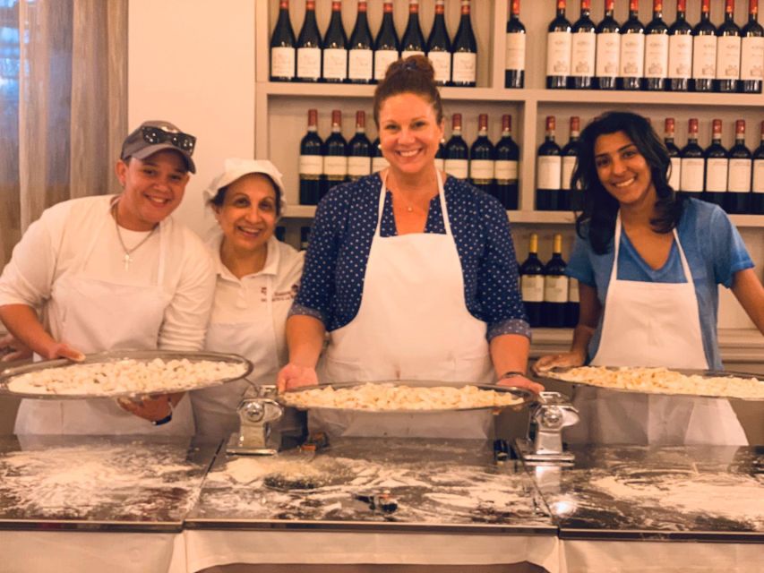Rome: Pasta & Tiramisu Class with Free Flowing Fine Wine - Rolling pasta under an instructor’s eye