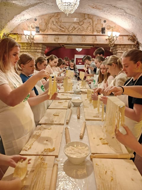 Rome: Pasta & Tiramisu Cooking Class near the Spanish Steps - A cooking class in an old Roman dining room
