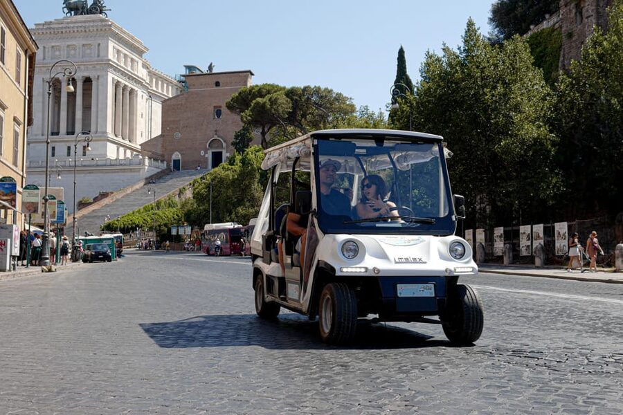 Rome: Private Customizable 3-Hour Golf Cart City Tour - Key points at a glance