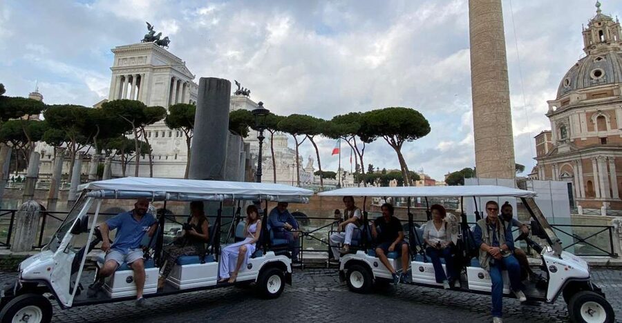 Rome: Private Customizable 3-Hour Golf Cart City Tour - Your hotel pickup and first route choices