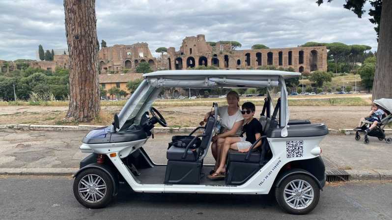 Rome: Private Golf Cart Tour with Artisanal Gelato - Key points before you book