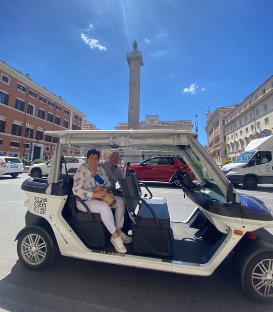 Rome: Private Golf Cart Tour with Artisanal Gelato - Aventine Hill, the Orange Garden, and the keyhole
