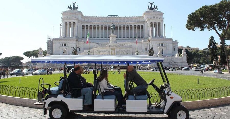 Rome: Private Guided City Highlights Tour by Golf Cart - Why a golf cart works well in Rome